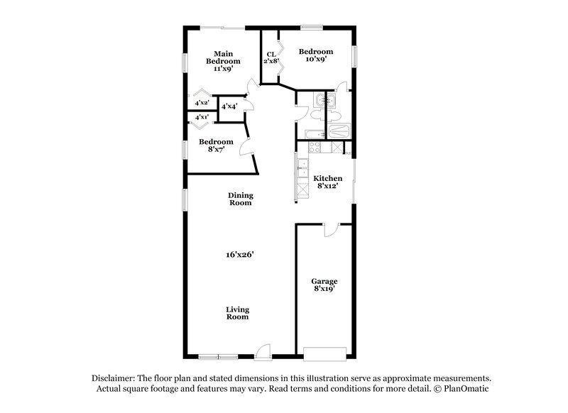3,270/Mo, 2203 Phonecia Ct Orlando, FL 32837 Floor Plan View