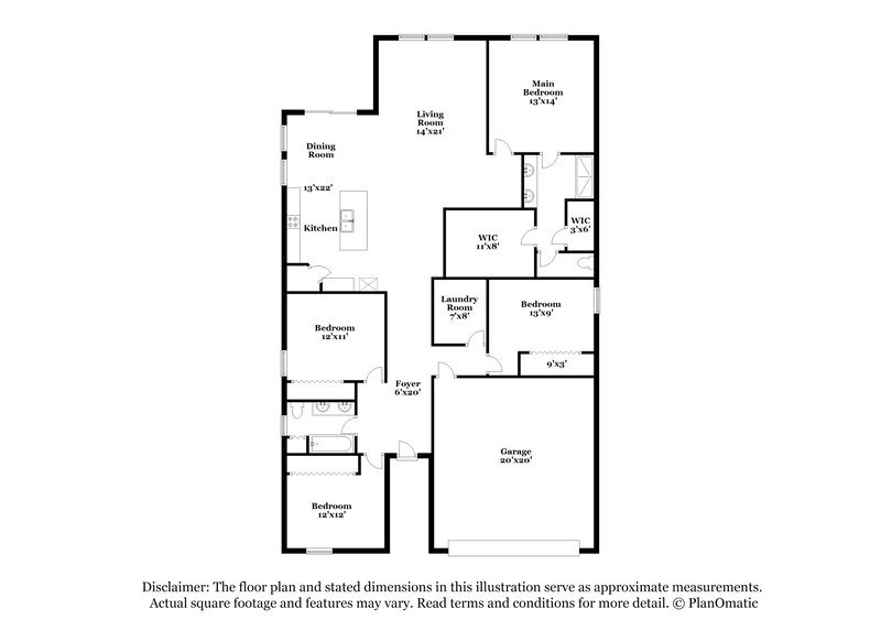 2,770/Mo, 2294 Raven Ridge Road Minneola, FL 34715 Floor Plan View