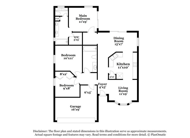 2,670/Mo, 12436 Sophiamarie Loop Orlando, FL 32828 Floor Plan View