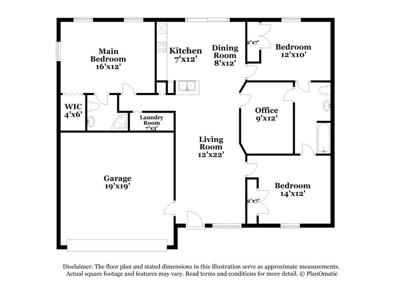 2,030/Mo, 367 Alegriano Ct Kissimmee, FL 34758 Floor Plan View