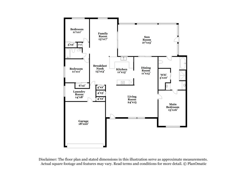 1,980/Mo, 3539 Sailfish Ave Fruitland Park, FL 34731 Floor Plan View