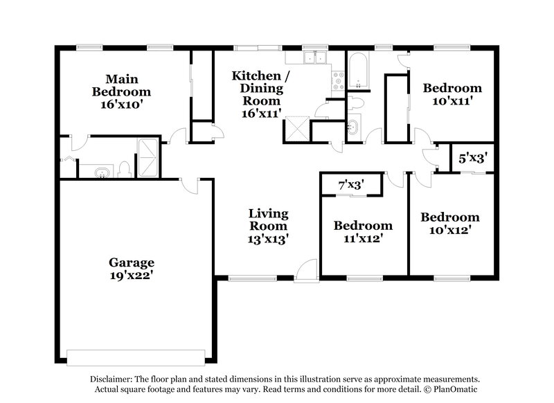 2,230/Mo, 214 Florida Pkwy Kissimmee, FL 34743 Floor Plan View