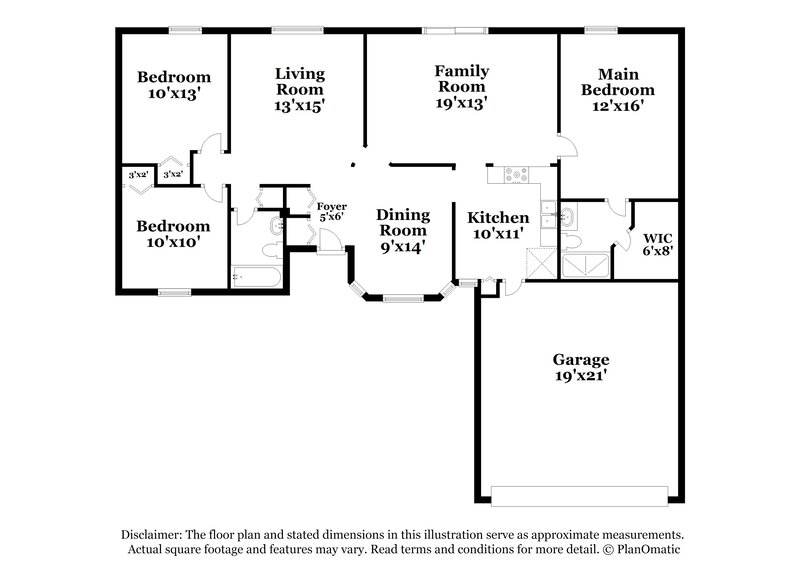 2,250/Mo, 264 Magellan Dr Poinciana, FL 34758 Floorplan View