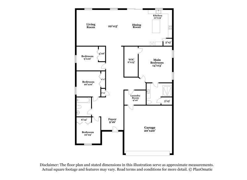 2,610/Mo, 3231 Bayou Ln Tavares, FL 32778 Floorplan View