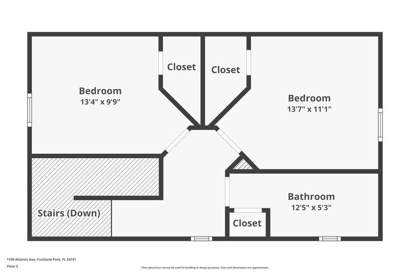 1,735/Mo, 1109 Atlantic Ave Fruitland Park, FL 34731 Floor Plan View 2