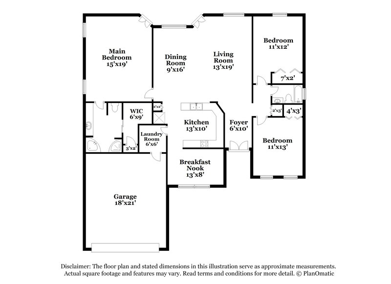 2,165/Mo, 1809 Ironwood Way Kissimmee, FL 34746 Floor Plan View