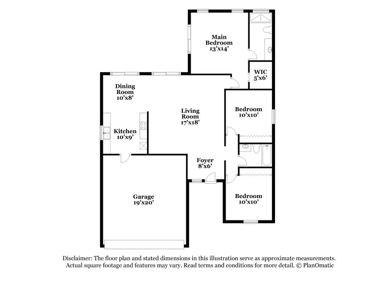 2,320/Mo, 2120 Cuxham Ct Orlando, FL 32837 Floor Plan View