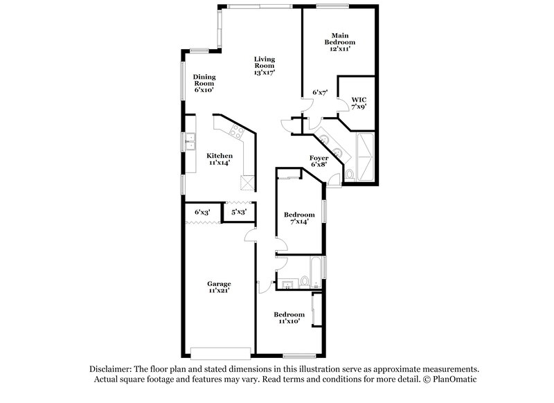 2,275/Mo, 13318 Greenpointe Dr Orlando, FL 32824 Floor Plan View