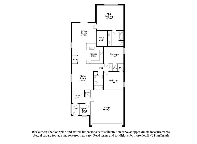 2,335/Mo, 3069 Timber Hawk Cir Ocoee, FL 34761 Floor Plan View