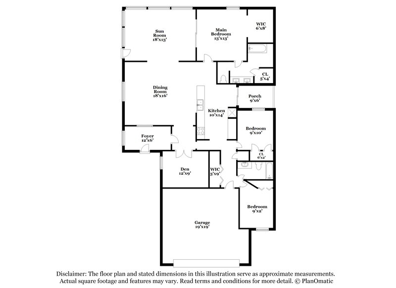 2,820/Mo, 3510 Buffam Pl Casselberry, FL 32707 Floor Plan View