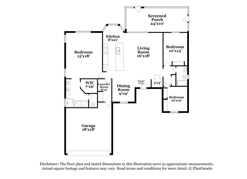 3,320/Mo, 2877 Middleton Cir Kissimmee, FL 34743 Floor Plan View