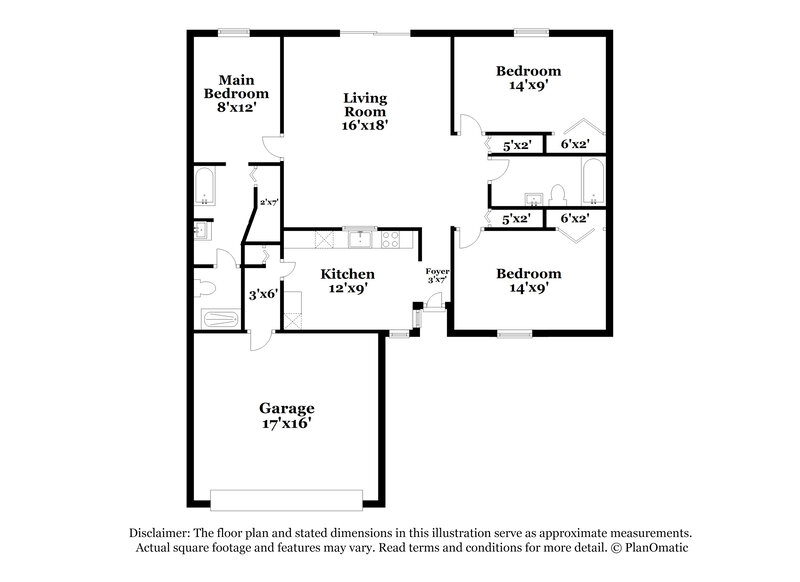 1,940/Mo, 204 McKay Blvd Sanford, FL 32771 Floor Plan View