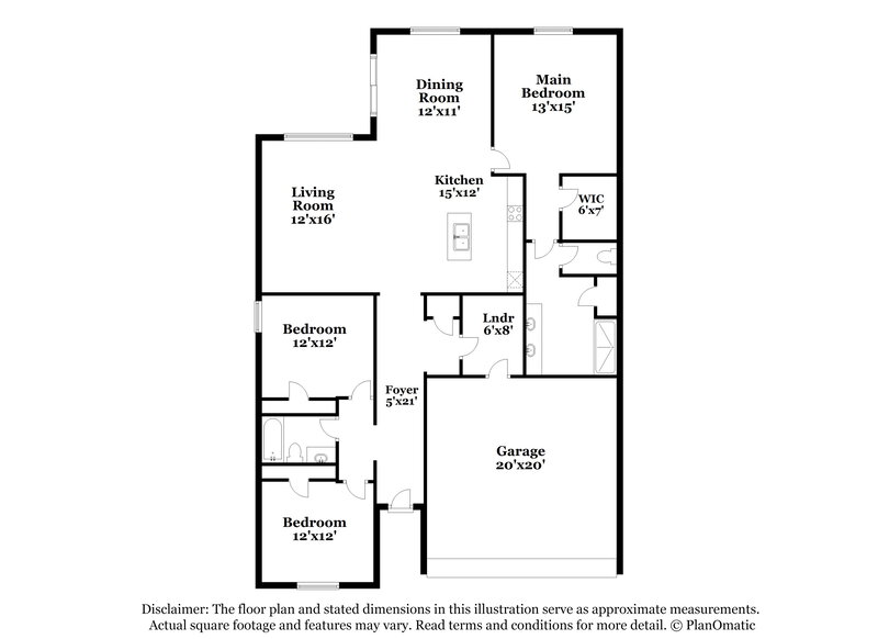 2,195/Mo, 336 Tanglewood Dr Davenport, FL 33896 Floor Plan View