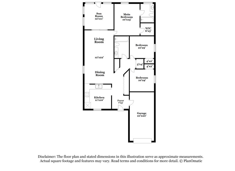 2,240/Mo, 1227 Heather Lake Dr Orlando, FL 32824 Floorplan View