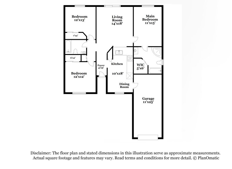 1,820/Mo, 2635 Winchester Cir Eustis, FL 32726 Floor Plan View