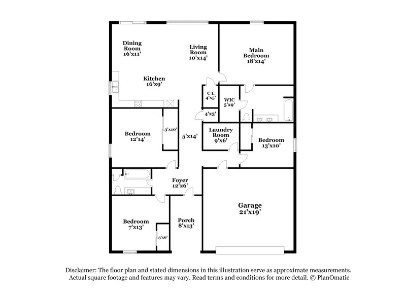 1,870/Mo, 198 Sunfish Dr Winter Haven, FL 33881 Floor Plan View