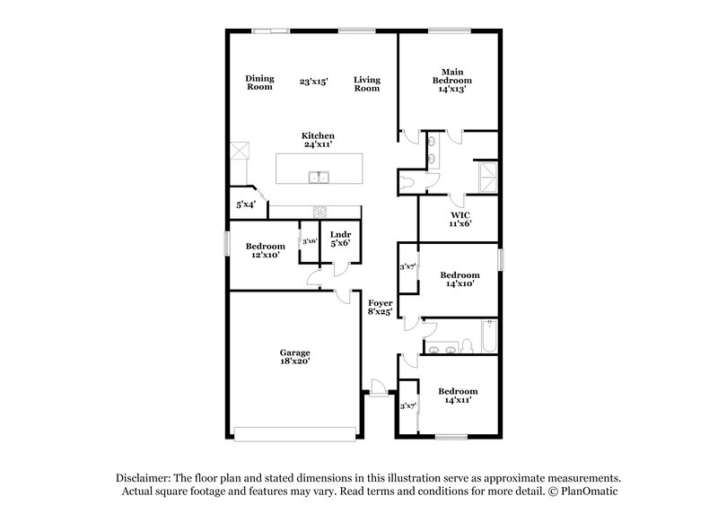 1,955/Mo, 1026 Oak Valley Drive Auburndale, FL 33823 Floor Plan View