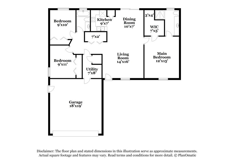 1,735/Mo, 34339 Shadewood Cir Leesburg, FL 34788 Floor Plan View