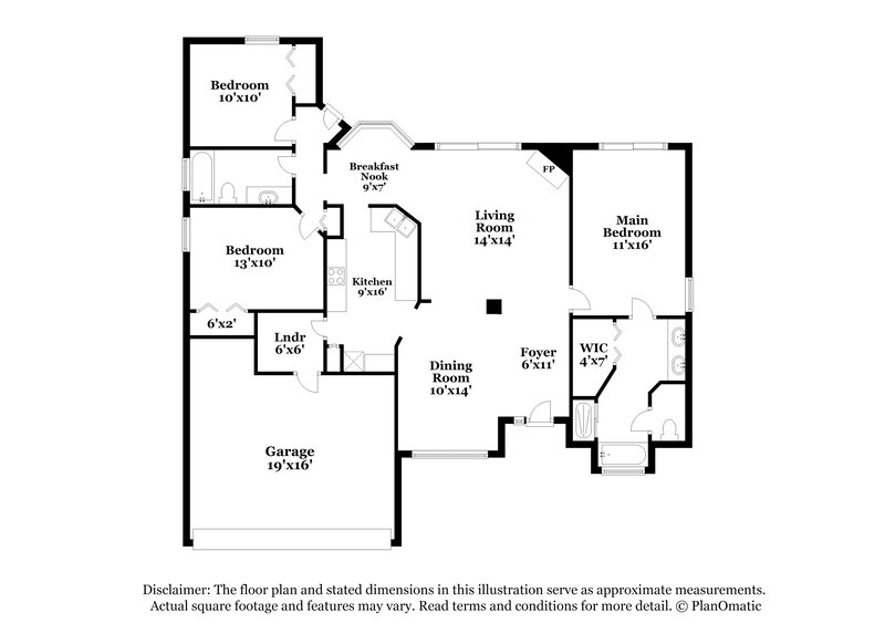 2,240/Mo, 2297 Blake Way Ocoee, FL 34761 Floor Plan View