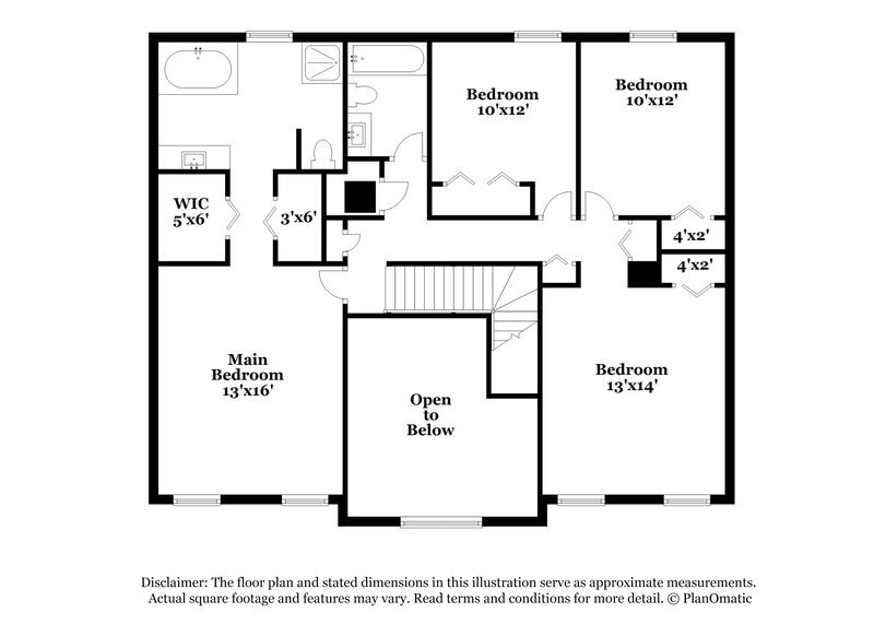 2,660/Mo, 6514 Pomeroy Cir Orlando, FL 32810 Floor Plan View 2