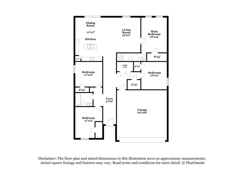 2,115/Mo, 1366 Haines Dr Winter Haven, FL 33881 Floor Plan View