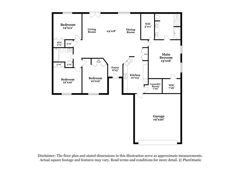 2,080/Mo, 423 Britten Dr Kissimmee, FL 34758 Floor Plan View