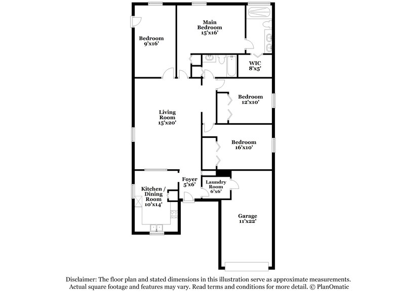 2,030/Mo, 550 Conure St Apopka, FL 32712 Floor Plan View