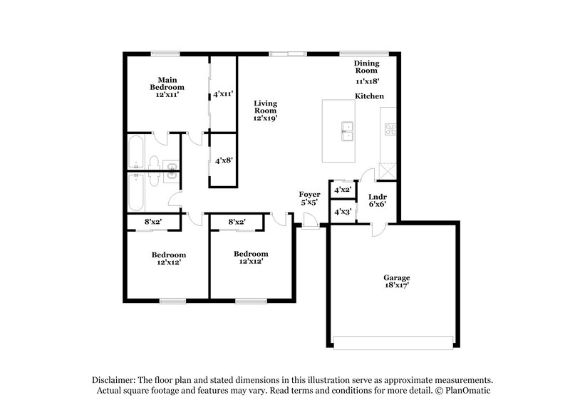 1,590/Mo, 42 Magnolia Blossom Ln Poinciana, FL 34759 Floor Plan View