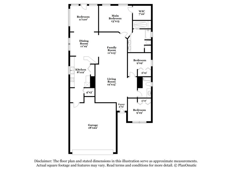 2,155/Mo, 141 Seville Point Ave Orlando, FL 32807 Floorplan View