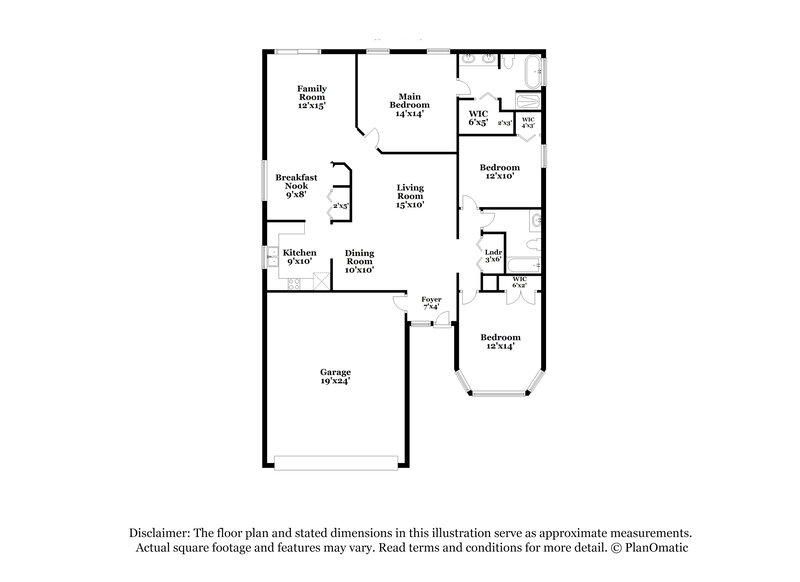 2,430/Mo, 11641 Kenley Cir Orlando, FL 32824 Floor Plan View