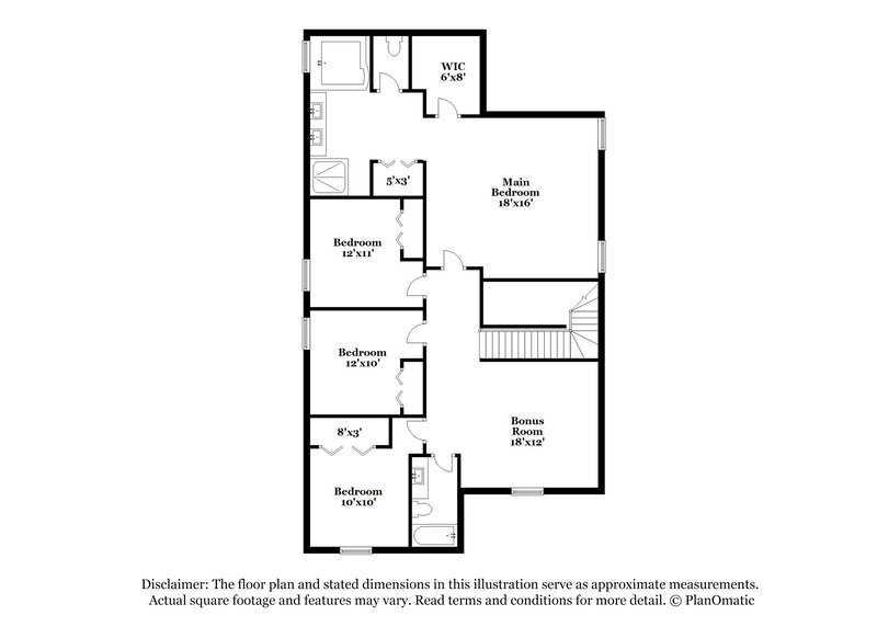 5,110/Mo, 9916 Pecan Hickory Way Orlando, FL 32832 Floor Plan View