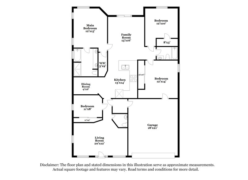 3,210/Mo, 1814 Madison Ivy Cir Apopka, FL 32712 Floor Plan View