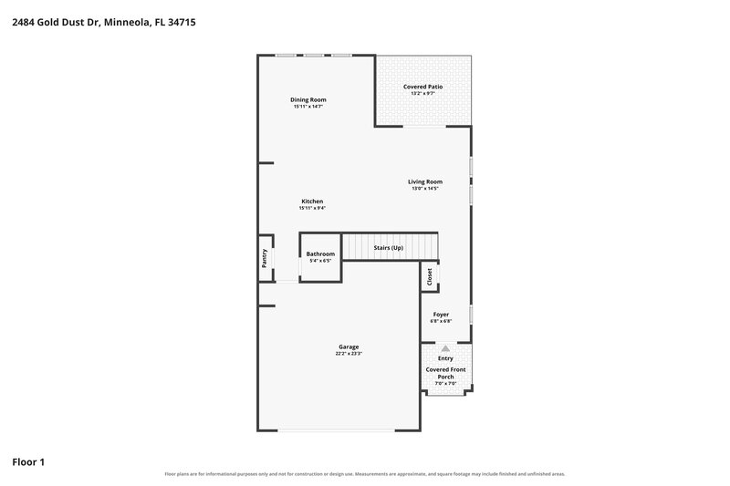 0/Mo, 2484 Gold Dust Dr Minneola, FL 34715 Floor Plan View