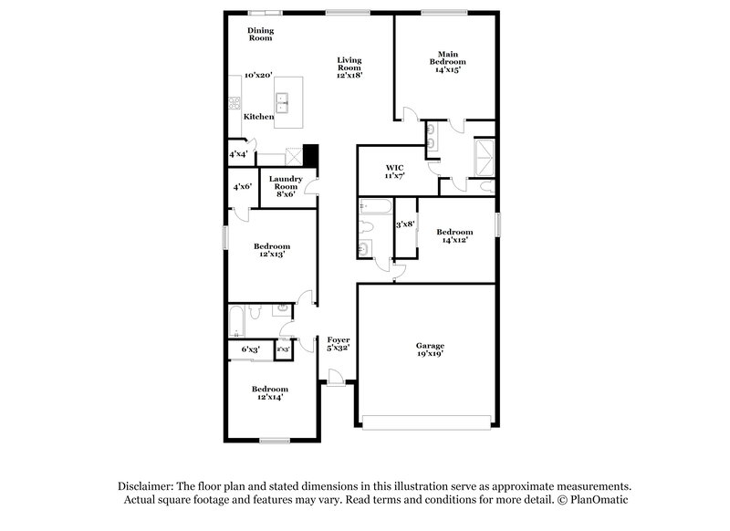 2,420/Mo, 476 Sun Warbler Way Saint Cloud, FL 34771 Floor Plan View