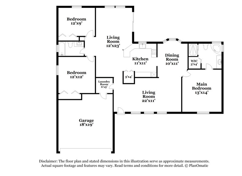 2,290/Mo, 2773 W Covington Dr Deltona, FL 32738 Floor Plan View