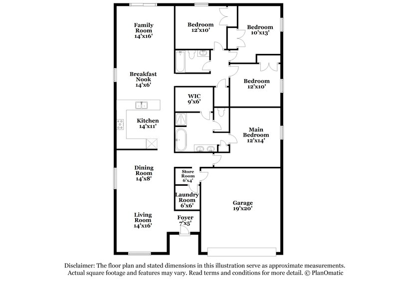 2,345/Mo, 346 Vitoria Rd Davenport, FL 33837 Floor Plan View