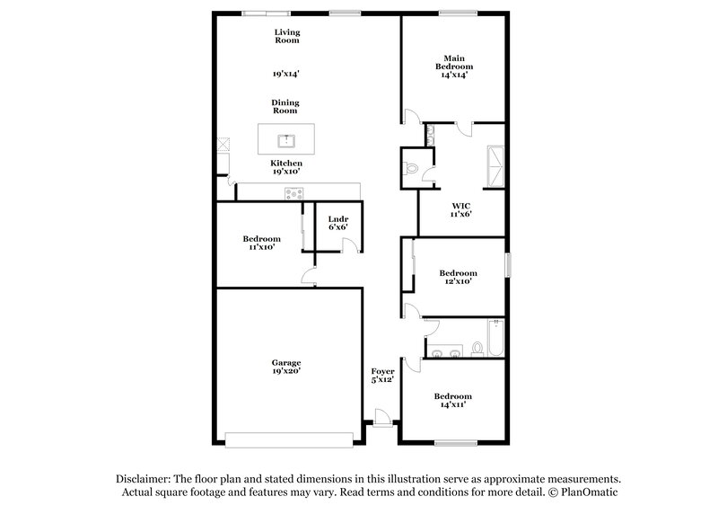 1,915/Mo, 1130 Oak Valley Drive Auburndale, FL 33823 Floor Plan View
