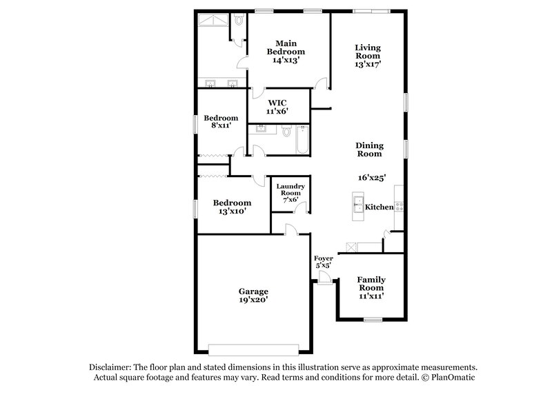 1,720/Mo, 1169 Oak Valley Drive Auburndale, FL 33823 Floor Plan View