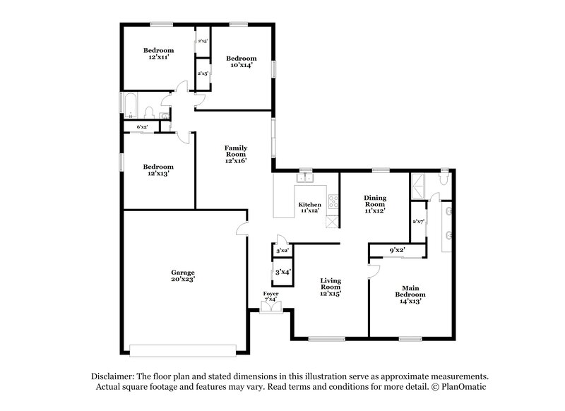 2,175/Mo, 5424 Tangerine Ave Winter Park, FL 32792 Floor Plan View