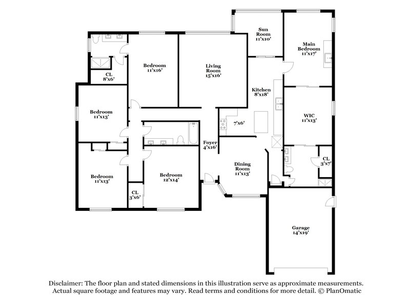 2,305/Mo, 4810 Marsh Harbor Dr Tavares, FL 32778 Floor Plan View