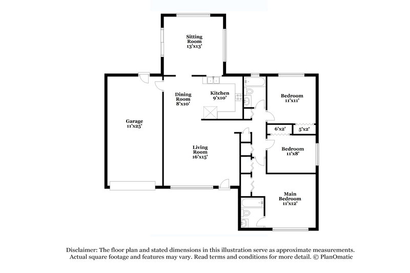 1,760/Mo, 3625 Powder Horn Rd E Titusville, FL 32796 Floor Plan View
