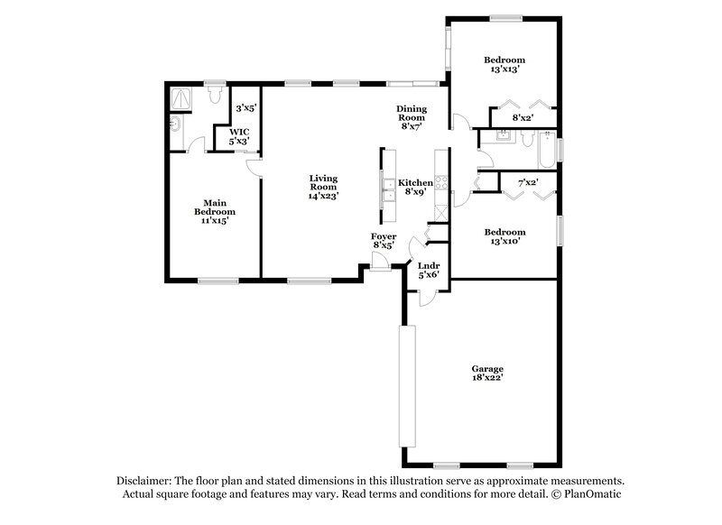 1,855/Mo, 726 Lime Ave NW Palm Bay, FL 32907 Floor Plan View