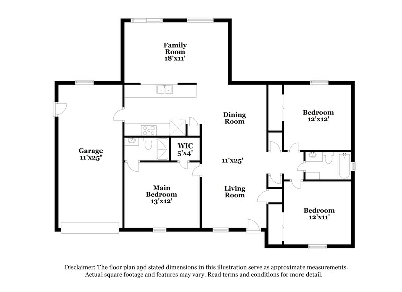 1,985/Mo, 1264 Croftwood Dr Melbourne, FL 32935 Floor Plan View