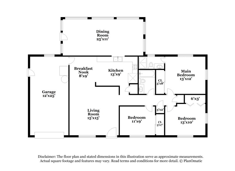 1,805/Mo, 6770 Belfast Ave Cocoa, FL 32927 Floor Plan View