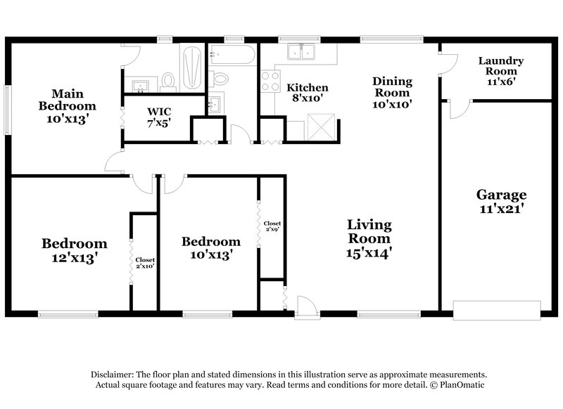 1,655/Mo, 1815 Fairlane Dr Titusville, FL 32780 Floor Plan View