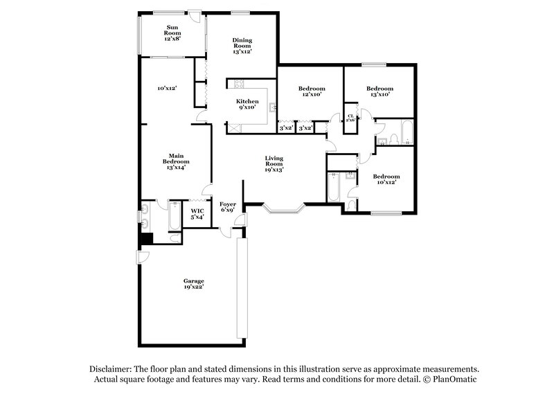 2,250/Mo, 1097 Woodsmere Pkwy Rockledge, FL 32955 Floor Plan View