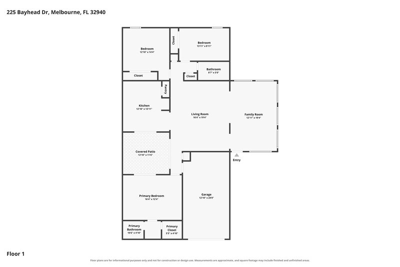 2,145/Mo, 225 Bayhead Dr Melbourne, FL 32940 Floor Plan View