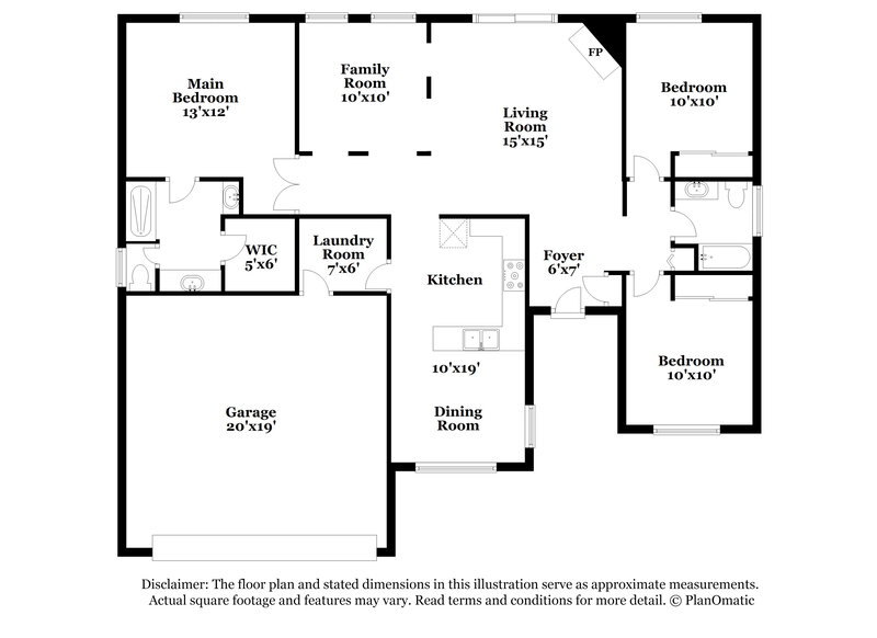 2,185/Mo, 6754 E McLellan Rd Mesa, AZ 85205 Floor Plan View