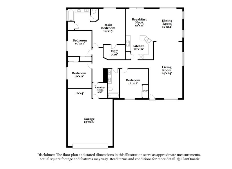 2,135/Mo, 14911 W Banff Ln Surprise, AZ 85379 Floor Plan View