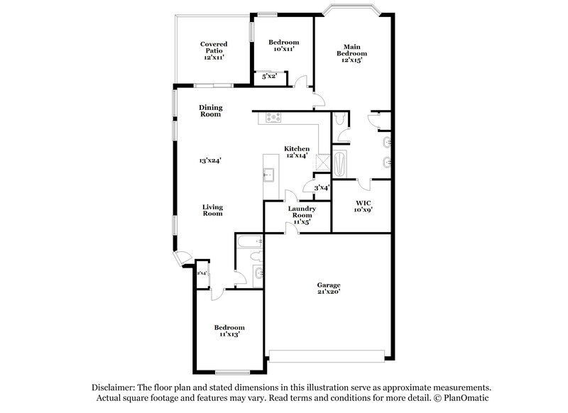 2,220/Mo, 2741 N Kenton Mesa, AZ 85215 Floorplan View